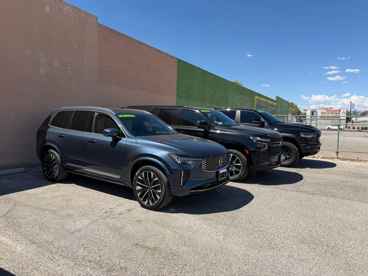Volvo SUV row at ICar Auto Sales