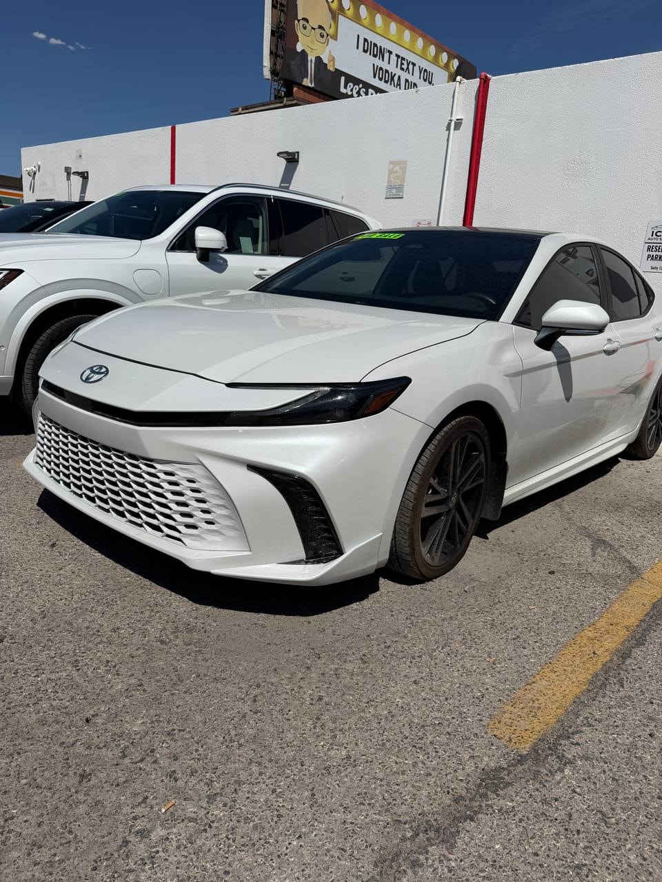 White Toyota sedan at ICar Auto Sales